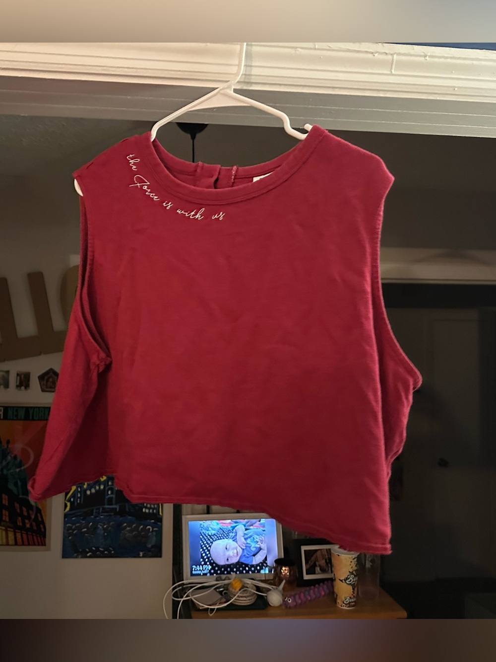 Disney - Women of the Galaxy Sleeveless Crop Top with Script